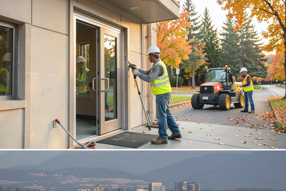 Bollard & Barrier Installation in Medina, King County, WA - Bollard installation runs year-round, with foundation excavation easiest in the drier months.