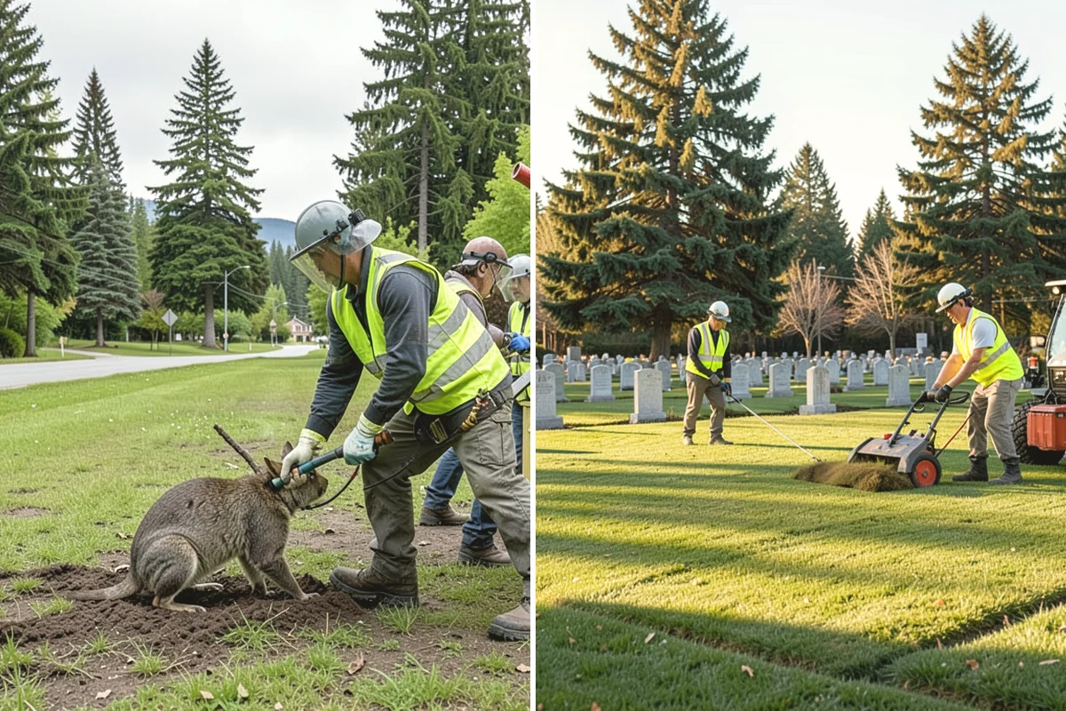 Bollard & Barrier Installation in Mercer Island, King County, WA - Confirm the protection concept and spacing
