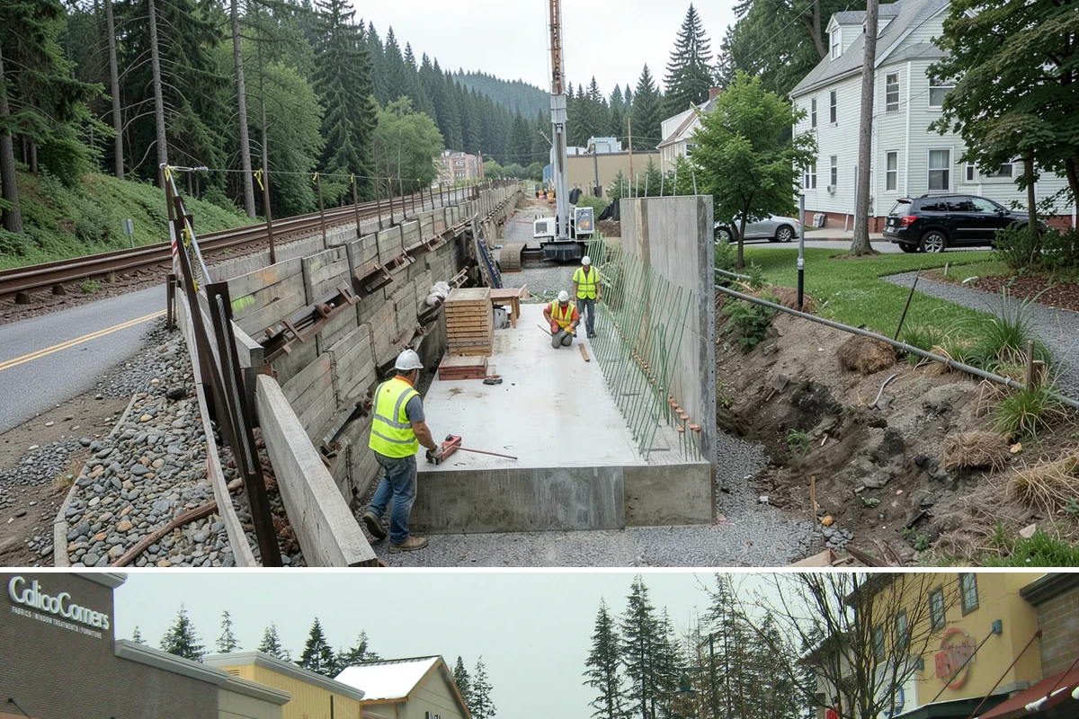 Bollard & Barrier Installation in Mill Creek, Snohomish County, WA - Bollard installation runs year-round, with foundation excavation easiest in the drier months.