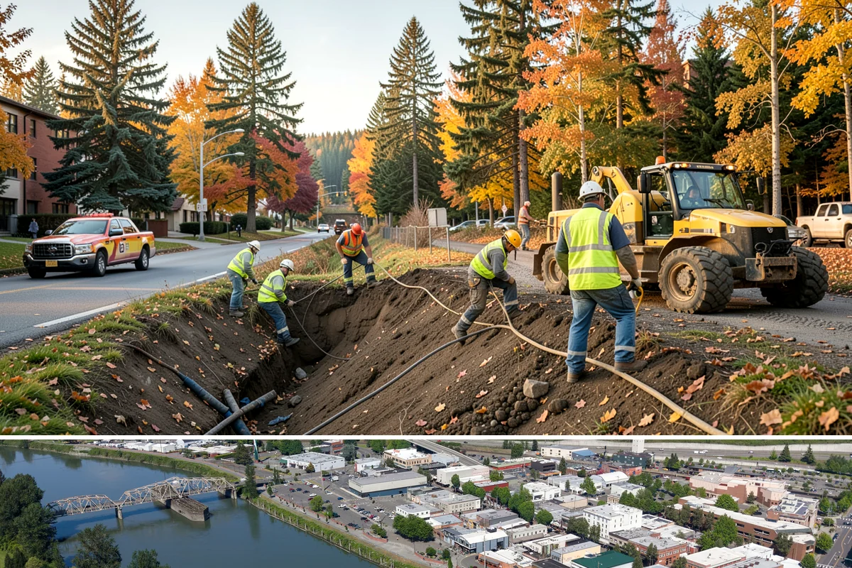 Bollard & Barrier Installation in Mount Vernon, Skagit County, WA - Bollard installation runs year-round, with foundation excavation easiest in the drier months.