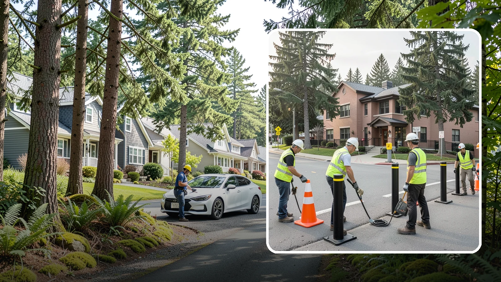 Bollard & Barrier Installation in Normandy Park, King County, WA - Bollard and security barrier installation that protects public buildings, entrances, and gathering spaces.