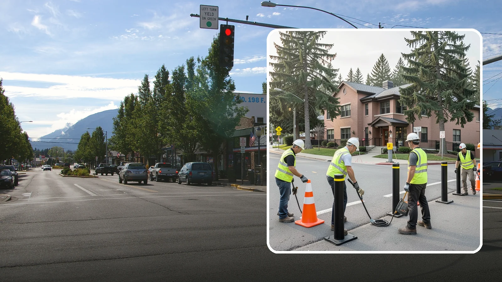 Bollard & Barrier Installation in North Bend, King County, WA - Bollard and security barrier installation that protects public buildings, entrances, and gathering spaces.