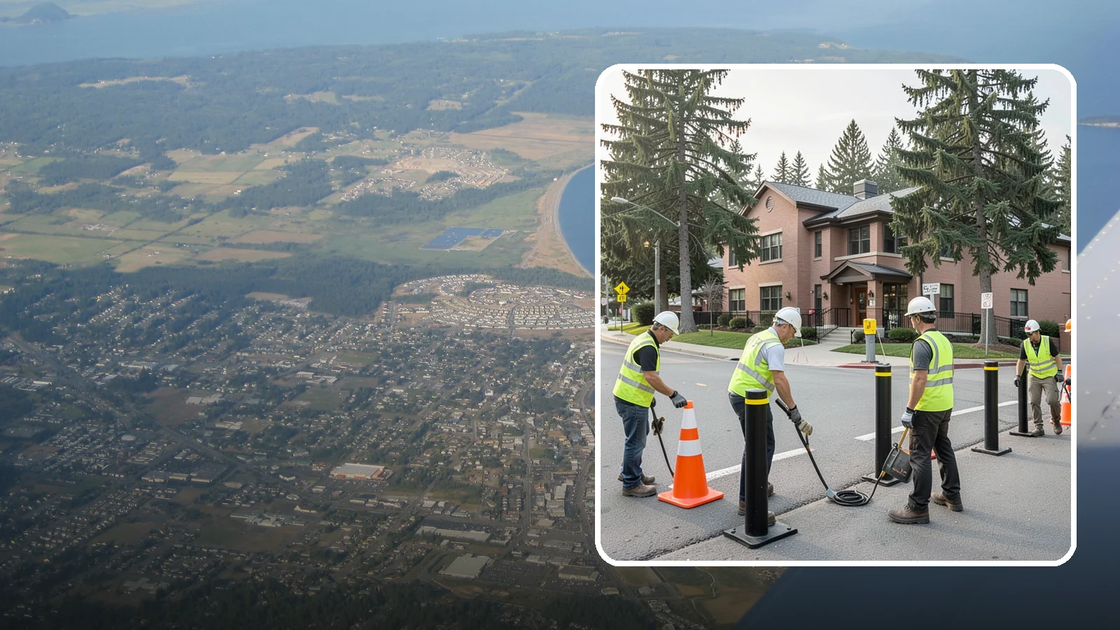 Bollard & Barrier Installation in Oak Harbor, Island County, WA - Bollard and security barrier installation that protects public buildings, entrances, and gathering spaces.