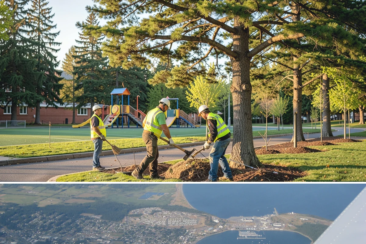 Bollard & Barrier Installation in Oak Harbor, Island County, WA - Bollard installation runs year-round, with foundation excavation easiest in the drier months.