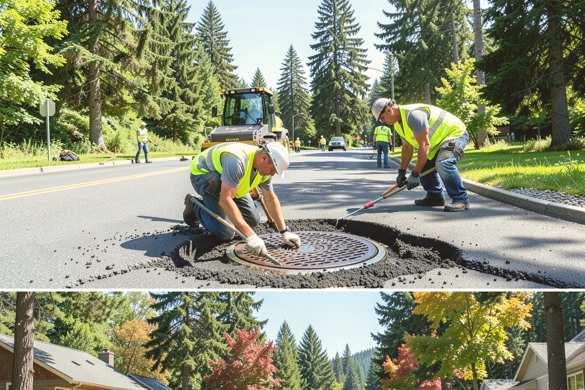 Bollard & Barrier Installation in Orting, Pierce County, WA - Bollard installation runs year-round, with foundation excavation easiest in the drier months.