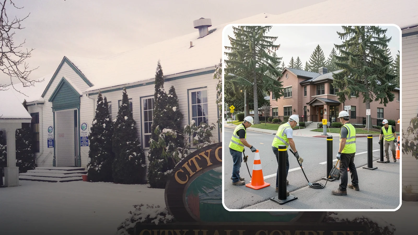 Bollard & Barrier Installation in Pacific, King County, WA - Bollard and security barrier installation that protects public buildings, entrances, and gathering spaces.