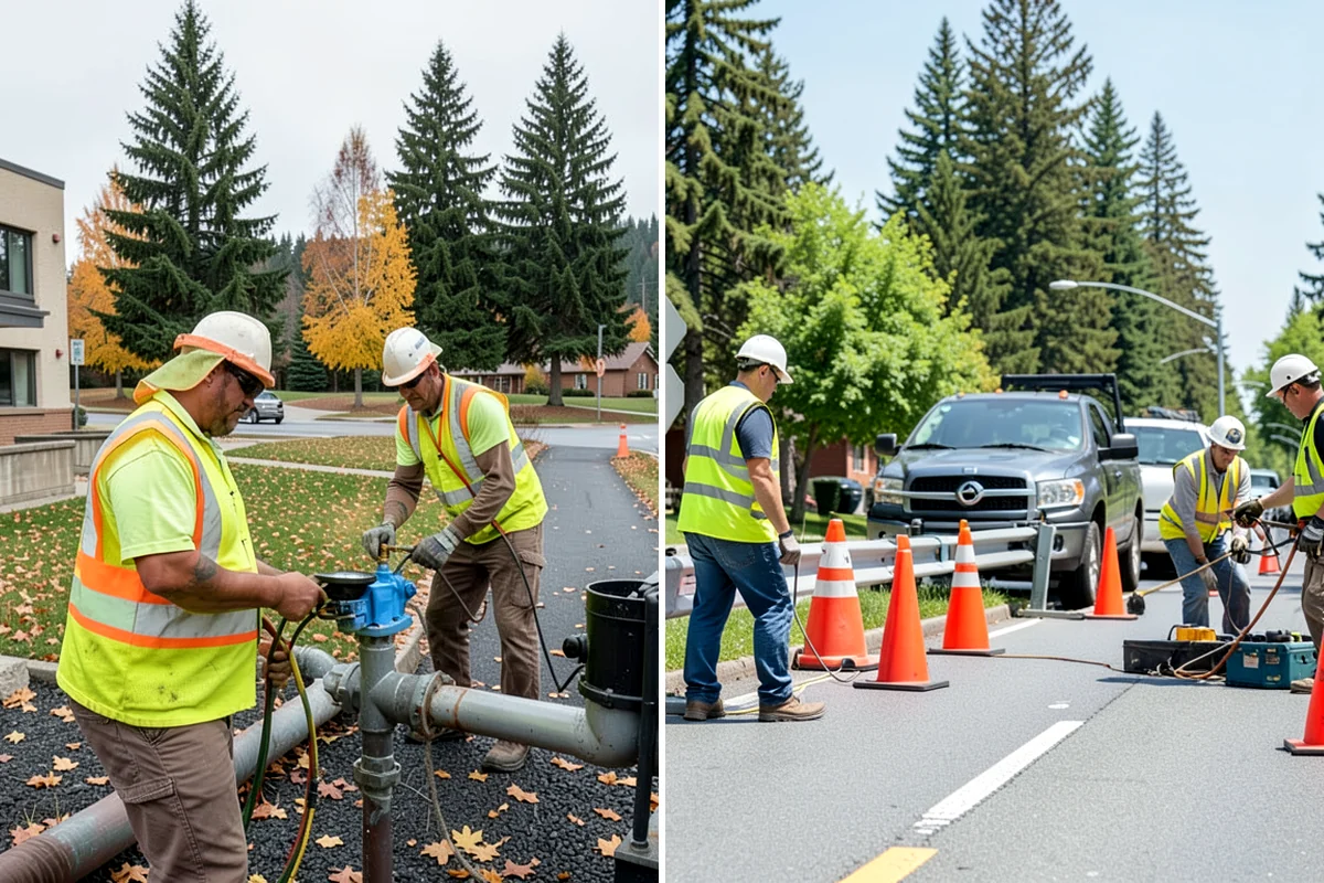 Bollard & Barrier Installation in Pacific, King County, WA - Confirm the protection concept and spacing