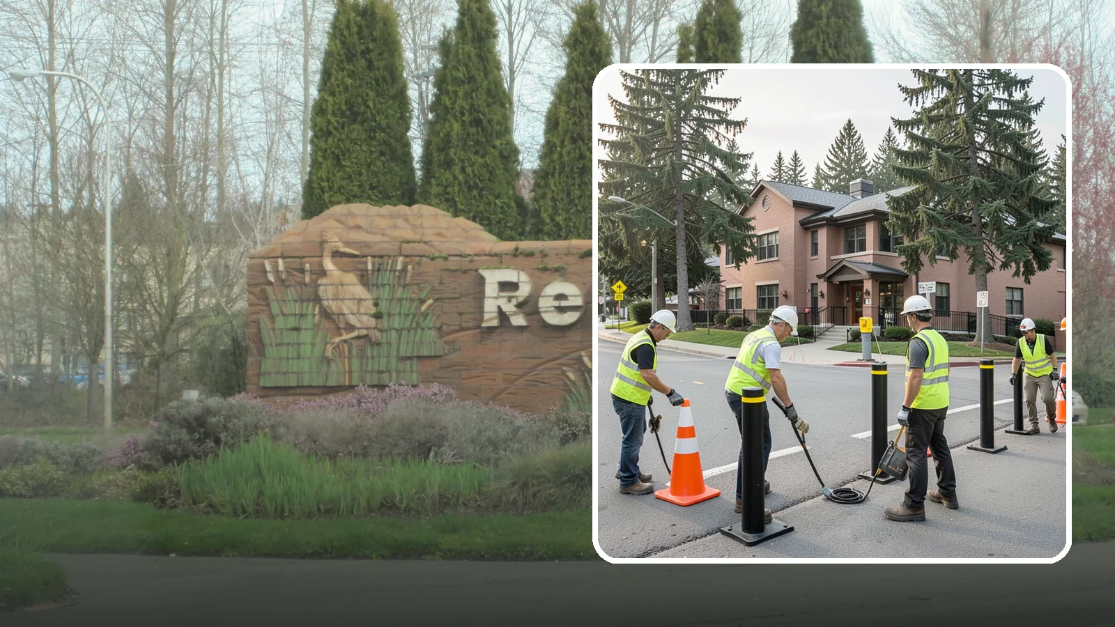 Bollard & Barrier Installation in Renton, King County, WA - Bollard and security barrier installation that protects public buildings, entrances, and gathering spaces.