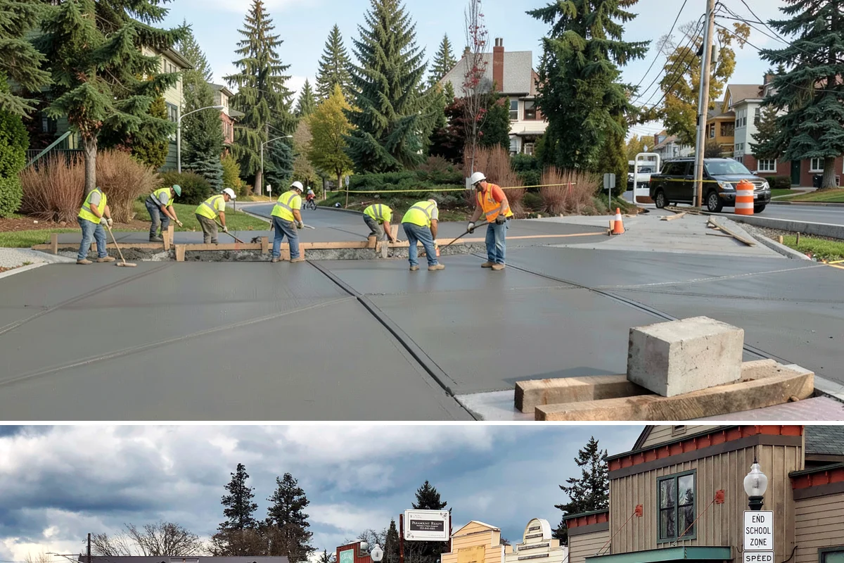 Bollard & Barrier Installation in Roy, Pierce County, WA - Bollard installation runs year-round, with foundation excavation easiest in the drier months.