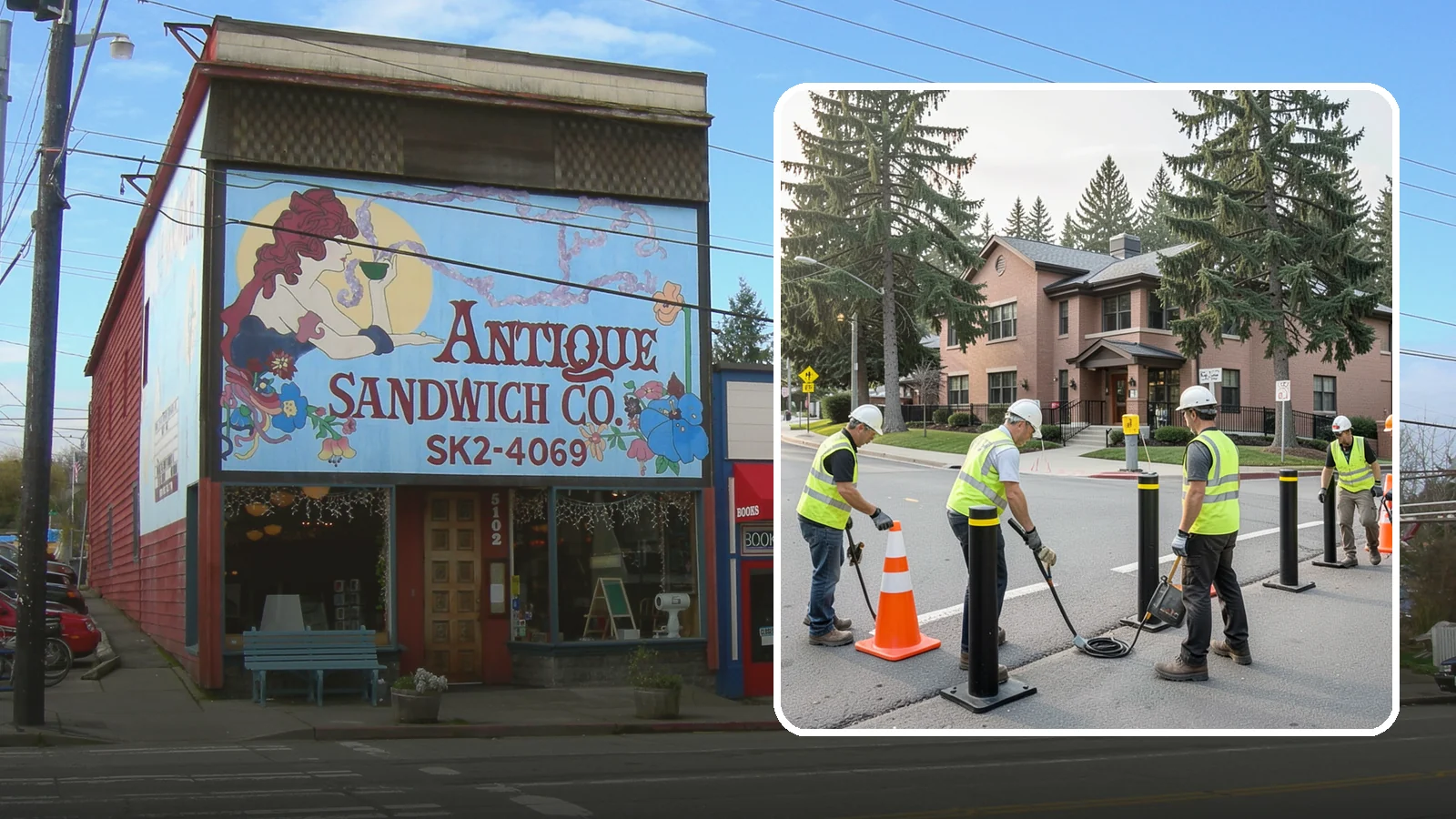 Bollard & Barrier Installation in Ruston, Pierce County, WA - Bollard and security barrier installation that protects public buildings, entrances, and gathering spaces.