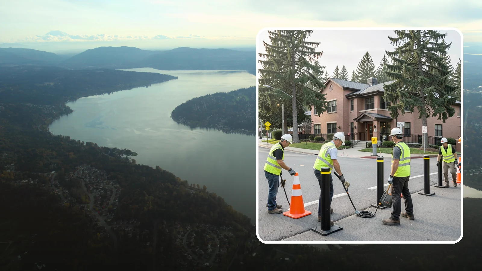 Bollard & Barrier Installation in Sammamish, King County, WA - Bollard and security barrier installation that protects public buildings, entrances, and gathering spaces.