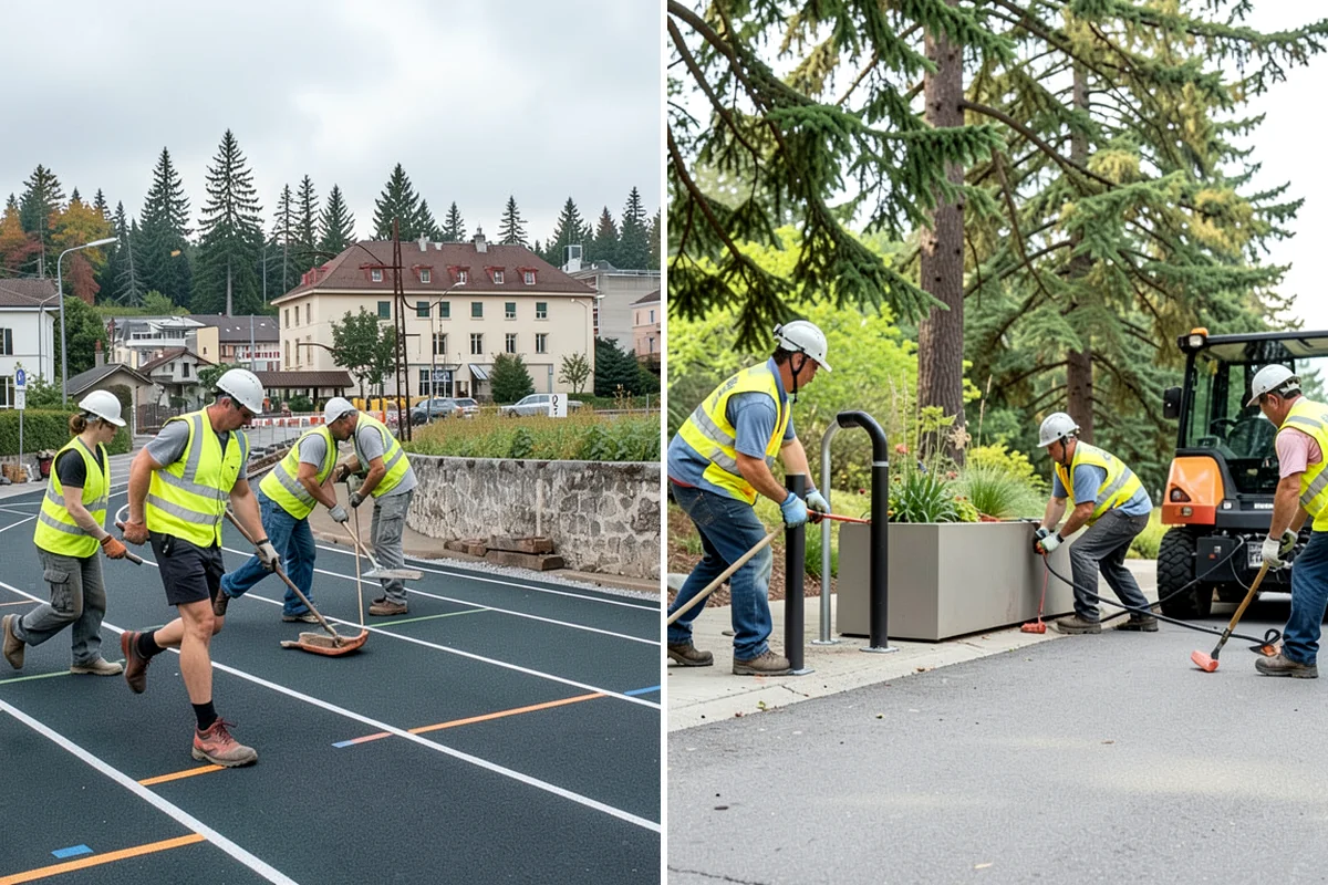 Bollard & Barrier Installation in SeaTac, King County, WA - Confirm the protection concept and spacing