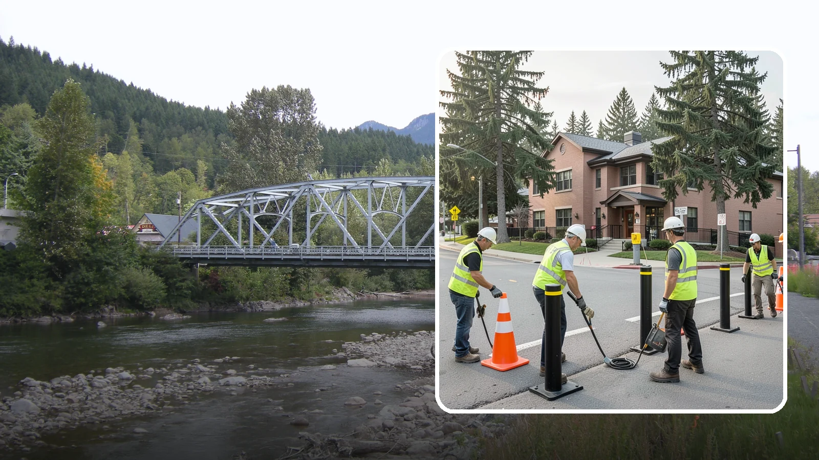 Bollard & Barrier Installation in Skykomish, King County, WA - Bollard and security barrier installation that protects public buildings, entrances, and gathering spaces.