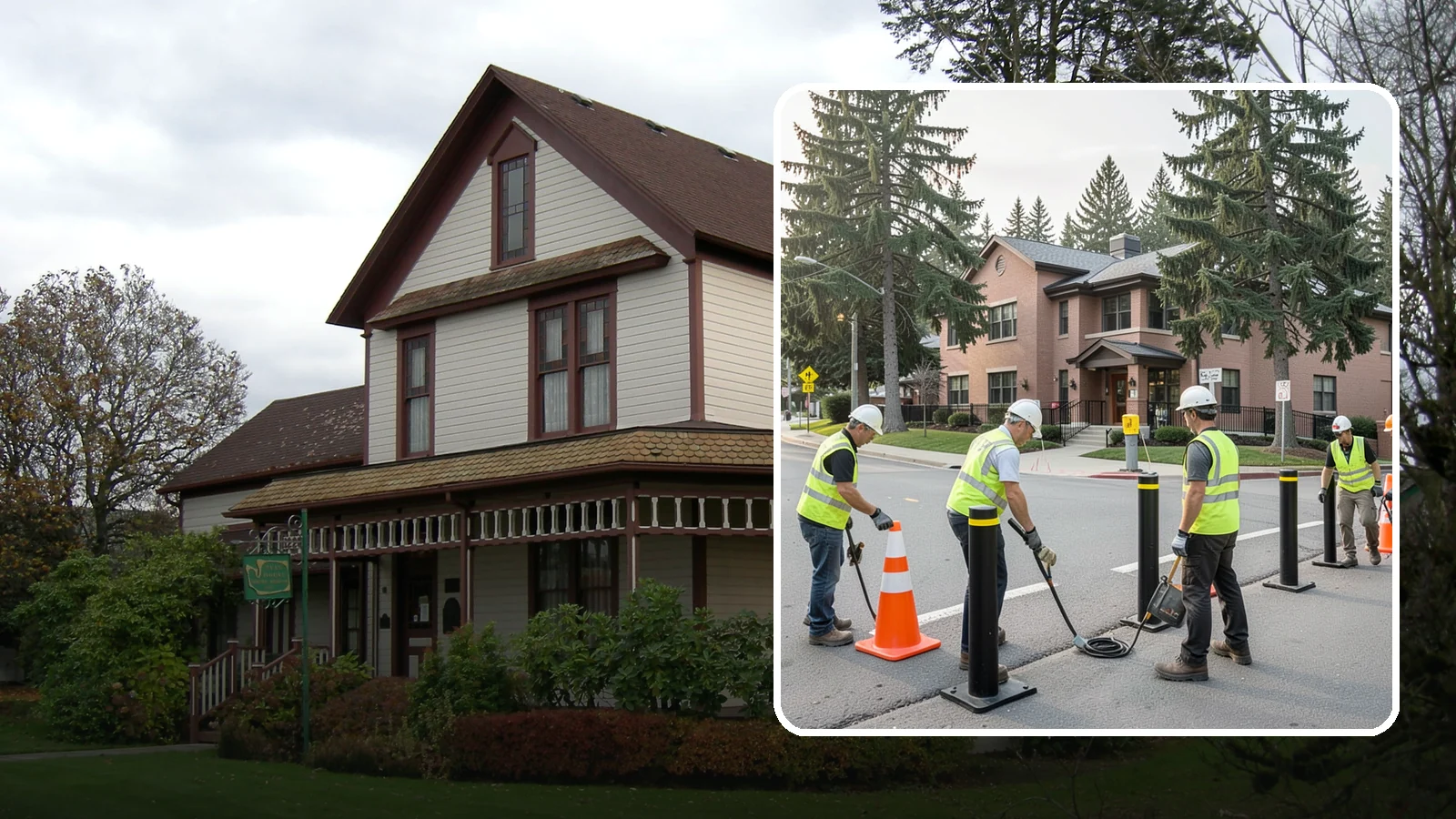 Bollard & Barrier Installation in Sumner, Pierce County, WA - Bollard and security barrier installation that protects public buildings, entrances, and gathering spaces.