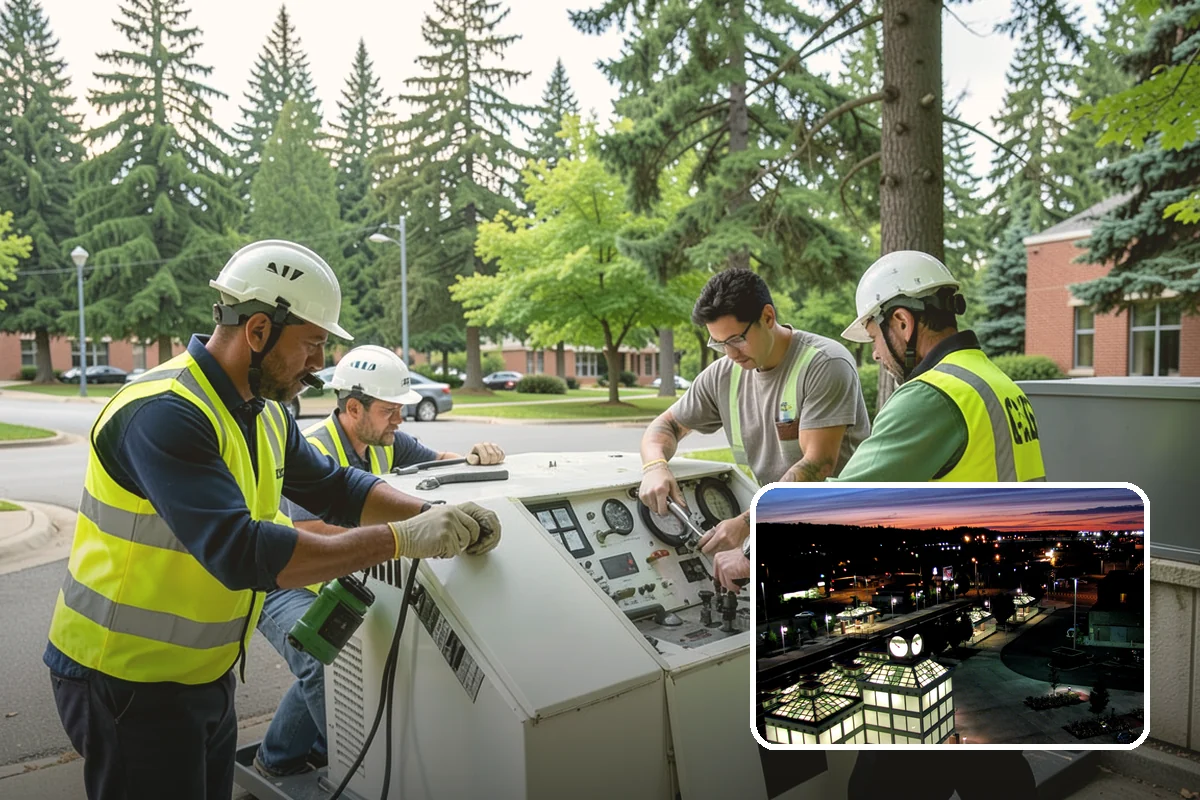 Bollard Installation in Auburn, King County, WA - Controls vehicle access and protects pedestrian areas