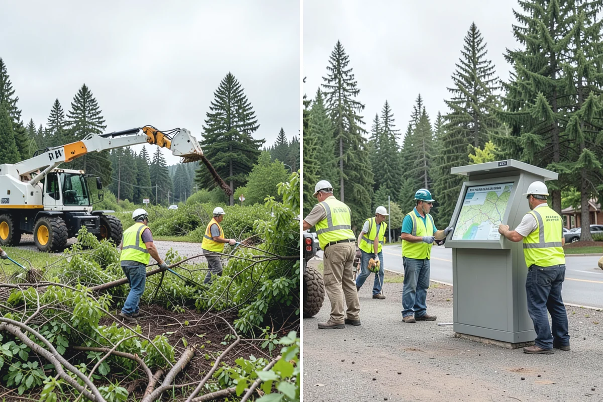 Bollard Installation in Beaux Arts Village, King County, WA - Determine protection level, spacing, and access needs