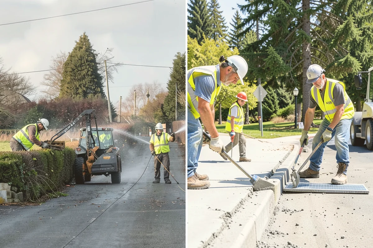 Bollard Installation in Bellevue, King County, WA - Determine protection level, spacing, and access needs