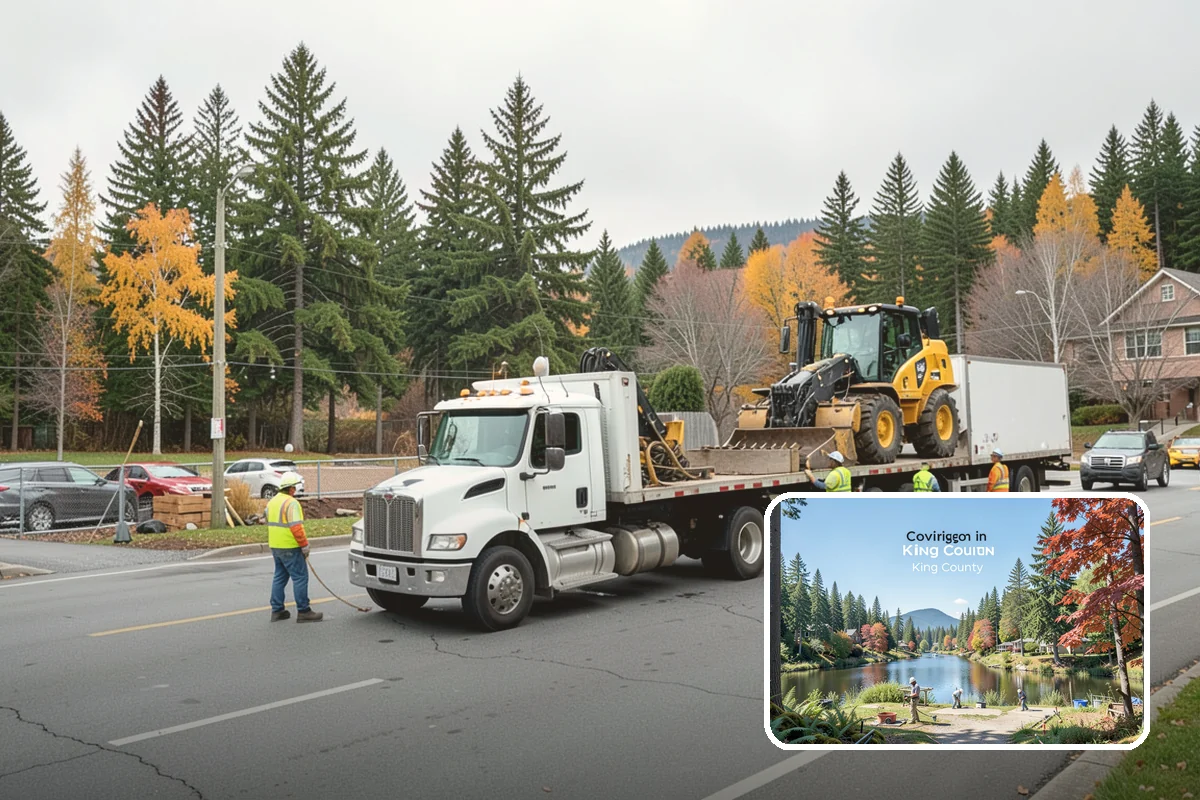 Bollard Installation in Covington, King County, WA - Controls vehicle access and protects pedestrian areas