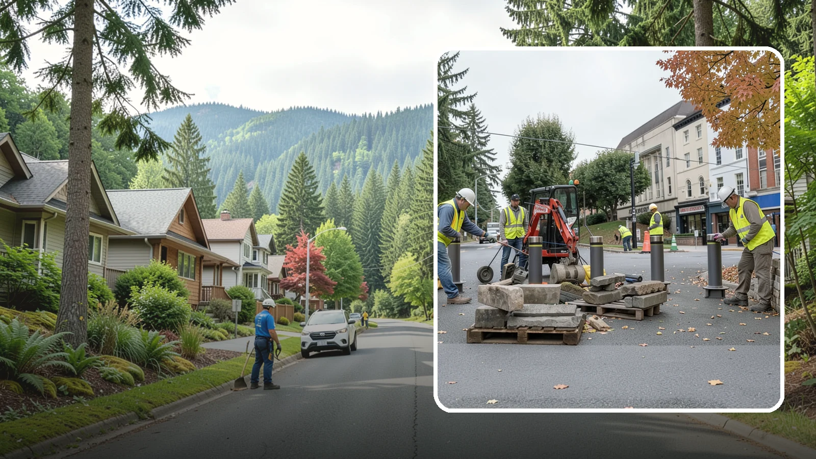 Bollard Installation in Darrington, Snohomish County, WA - Install fixed, removable, and security bollards to control vehicle access and protect public spaces.