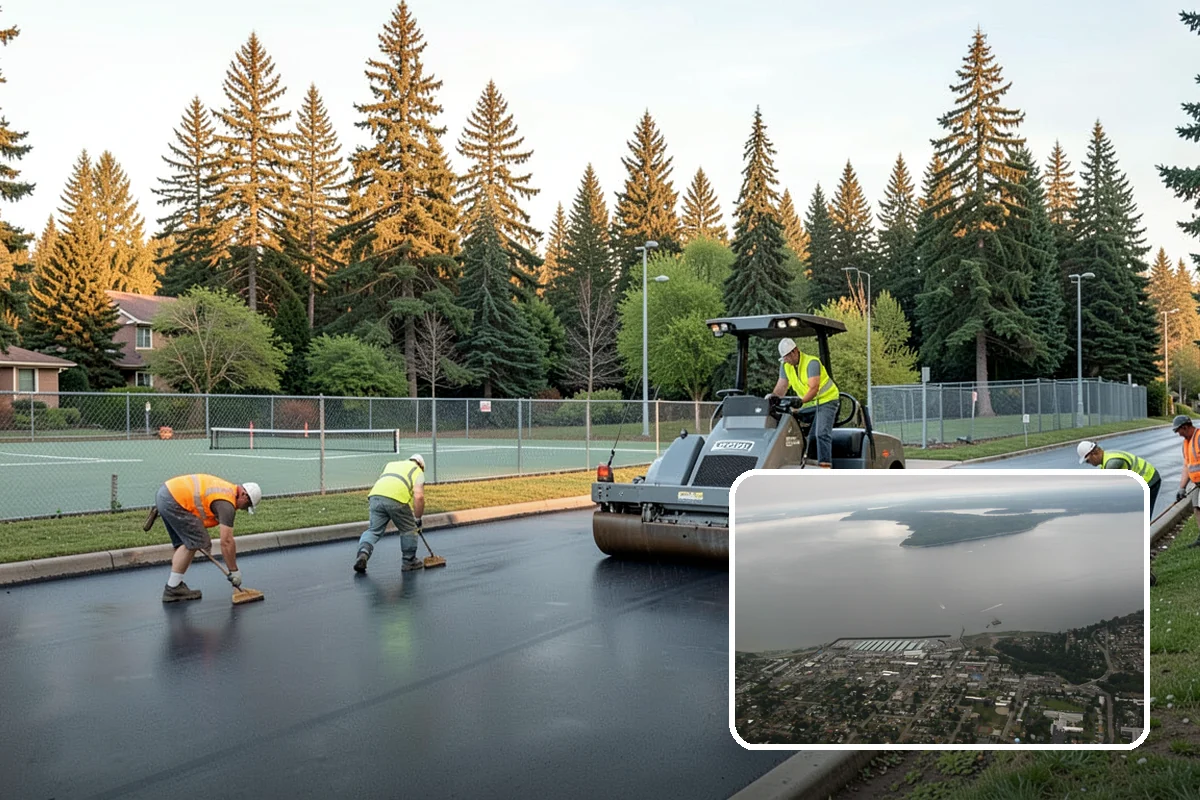 Bollard Installation in Des Moines, King County, WA - Controls vehicle access and protects pedestrian areas