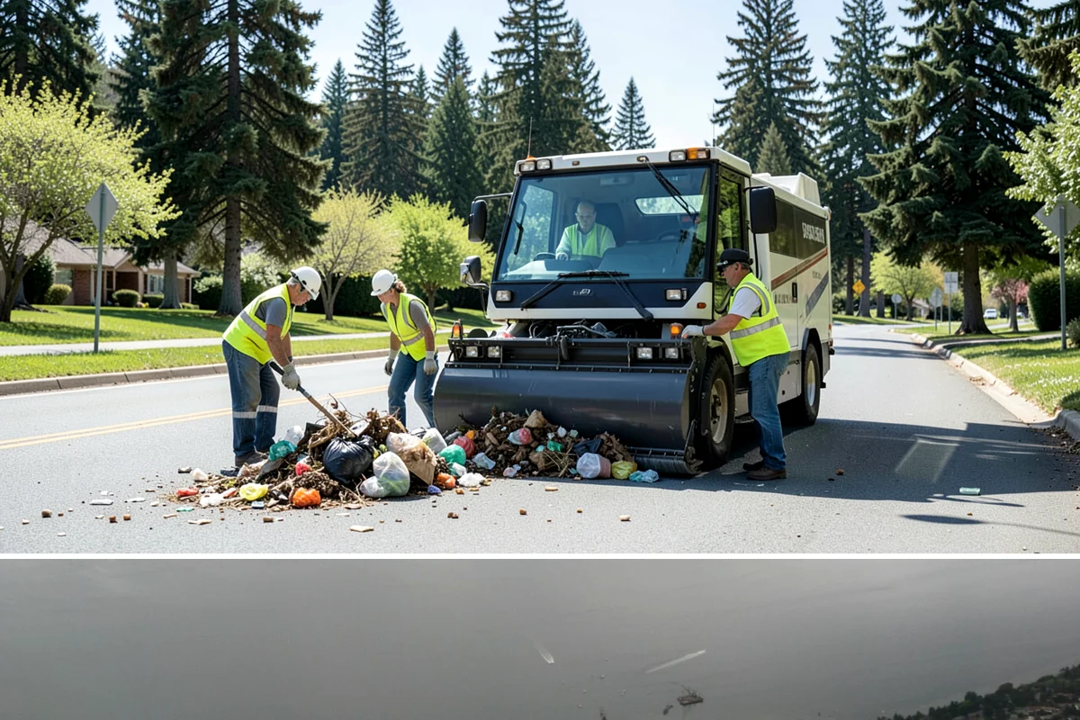 Bollard Installation in Des Moines, King County, WA - Bollard installation proceeds year-round, with drier conditions preferred for foundation excavation and concrete curing.