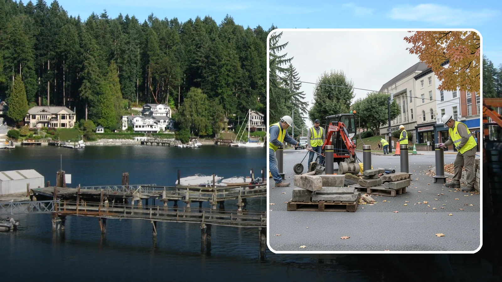 Bollard Installation in Gig Harbor, Pierce County, WA - Install fixed, removable, and security bollards to control vehicle access and protect public spaces.