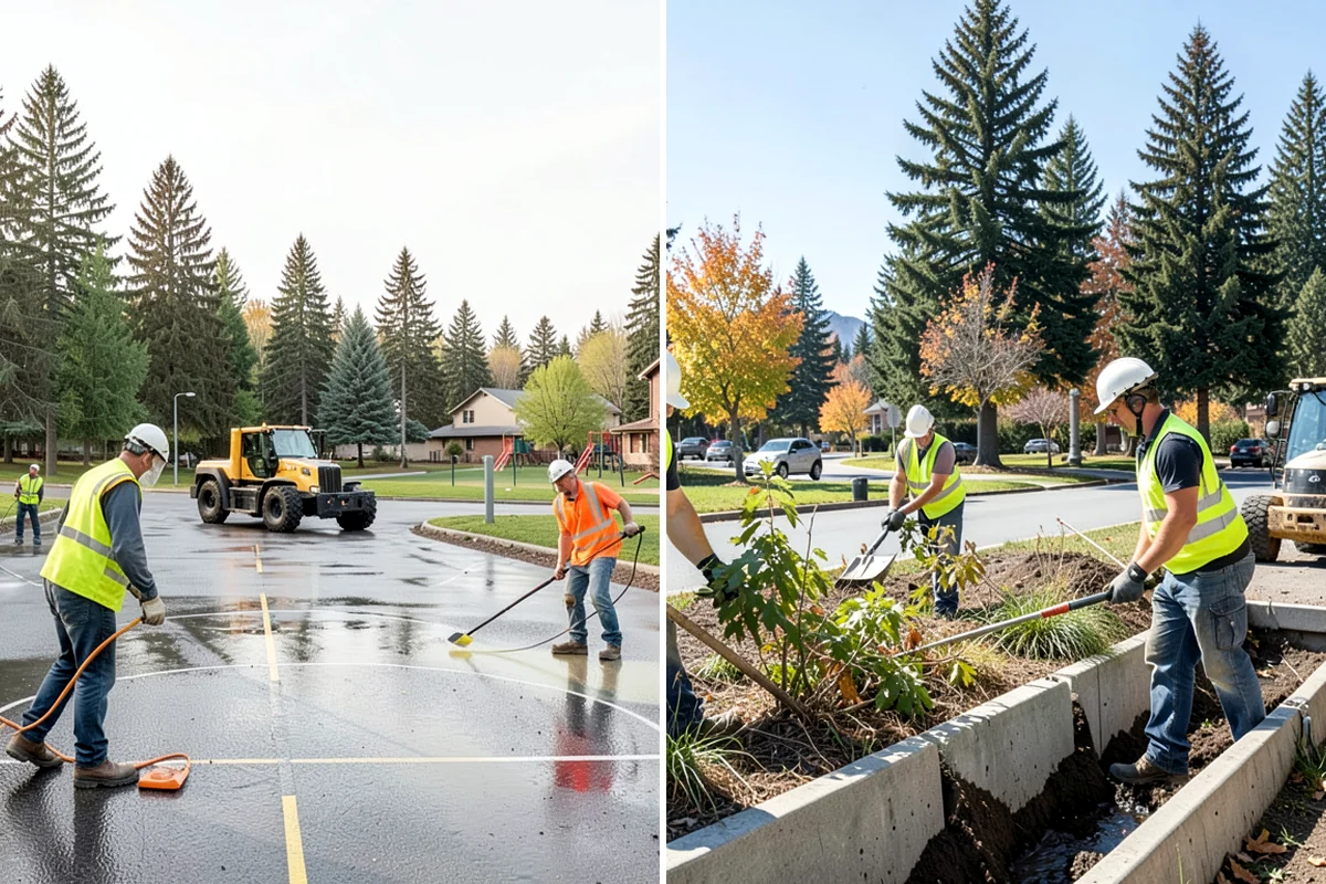 Bollard Installation in Gig Harbor, Pierce County, WA - Determine protection level, spacing, and access needs