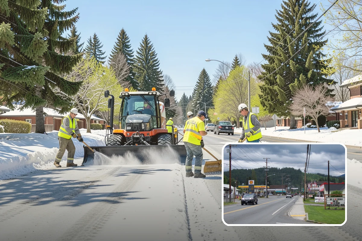 Bollard Installation in Granite Falls, Snohomish County, WA - Controls vehicle access and protects pedestrian areas