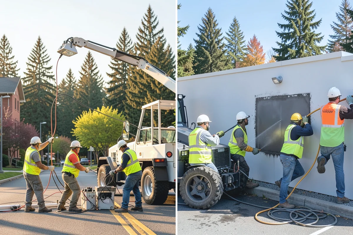 Bollard Installation in Granite Falls, Snohomish County, WA - Determine protection level, spacing, and access needs