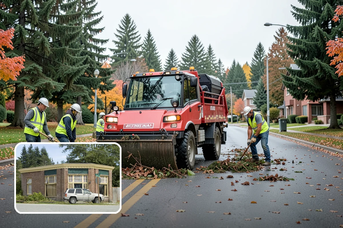 Bollard Installation in Hamilton, Skagit County, WA - Controls vehicle access and protects pedestrian areas