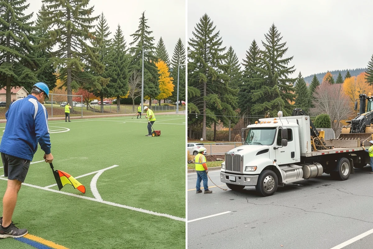 Bollard Installation in Kent, King County, WA - Determine protection level, spacing, and access needs