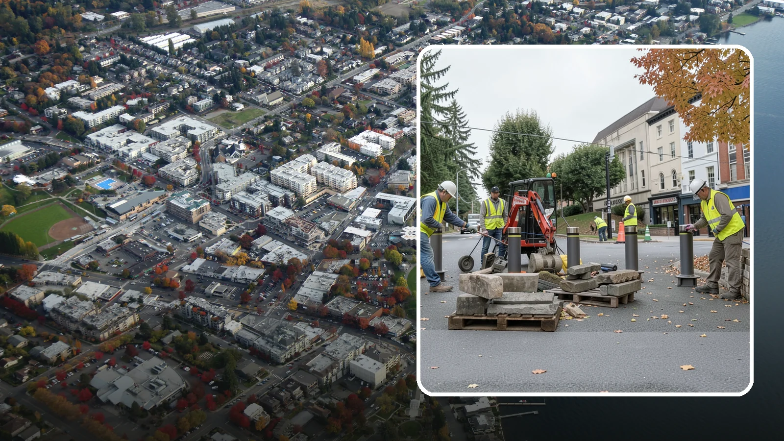 Bollard Installation in Kirkland, King County, WA - Install fixed, removable, and security bollards to control vehicle access and protect public spaces.