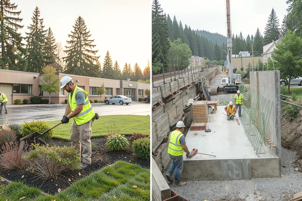 Bollard Installation in Lake Stevens, Snohomish County, WA - Determine protection level, spacing, and access needs