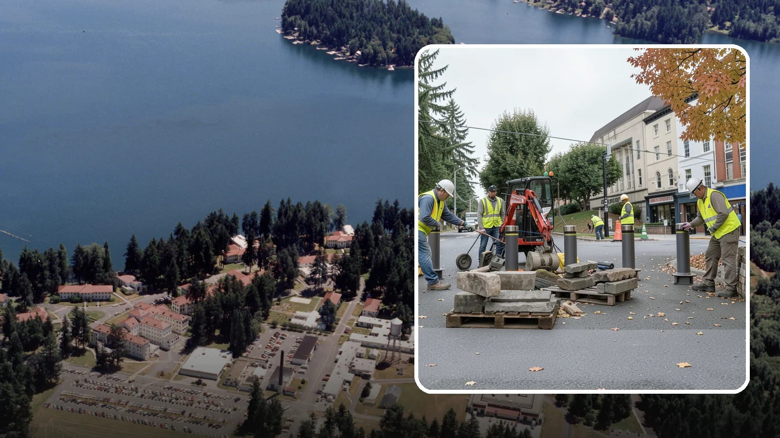 Bollard Installation in Lakewood, Pierce County, WA - Install fixed, removable, and security bollards to control vehicle access and protect public spaces.