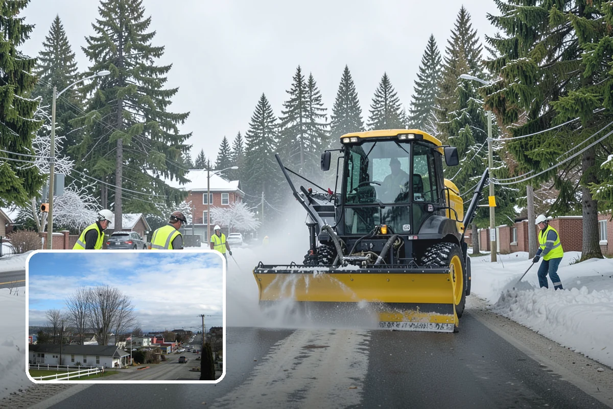Bollard Installation in Langley, Island County, WA - Controls vehicle access and protects pedestrian areas