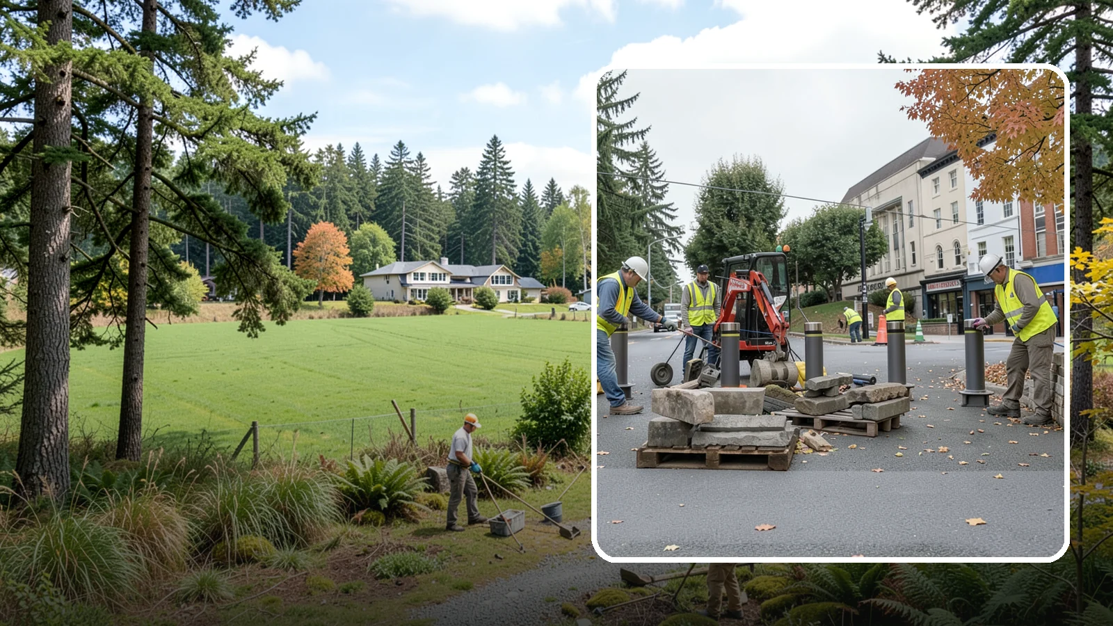 Bollard Installation in Lyman, Skagit County, WA - Install fixed, removable, and security bollards to control vehicle access and protect public spaces.