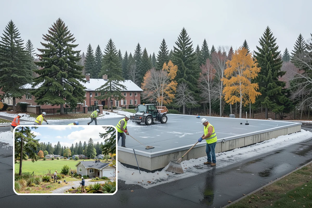 Bollard Installation in Lyman, Skagit County, WA - Controls vehicle access and protects pedestrian areas