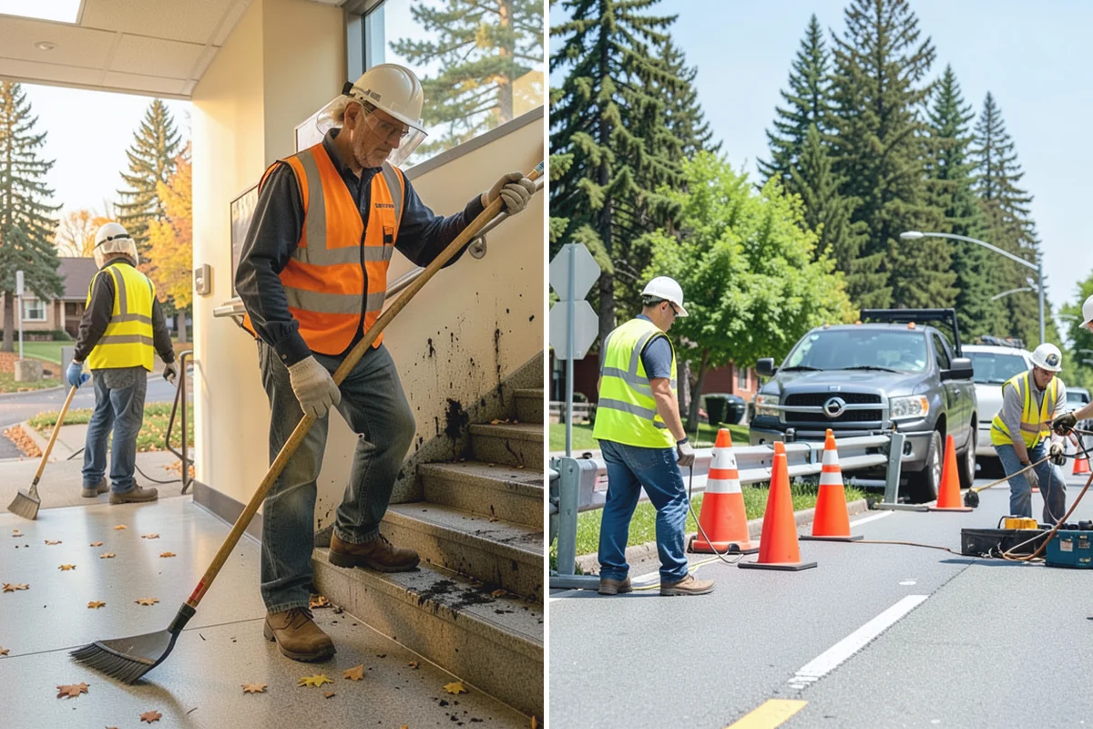 Bollard Installation in Marysville, Snohomish County, WA - Determine protection level, spacing, and access needs