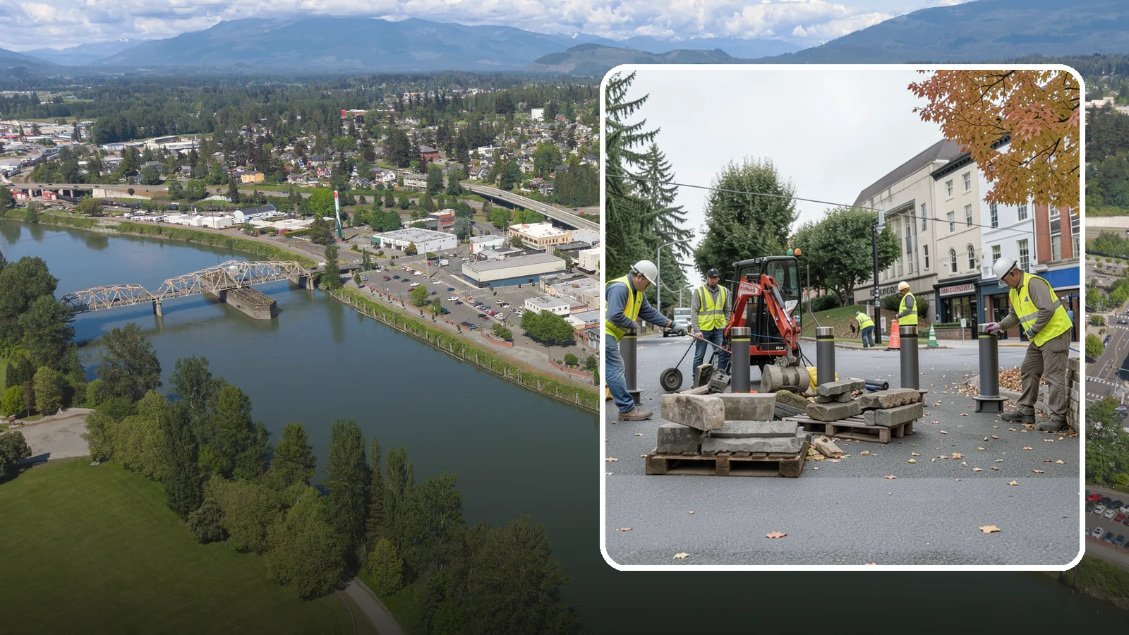 Bollard Installation in Mount Vernon, Skagit County, WA - Install fixed, removable, and security bollards to control vehicle access and protect public spaces.