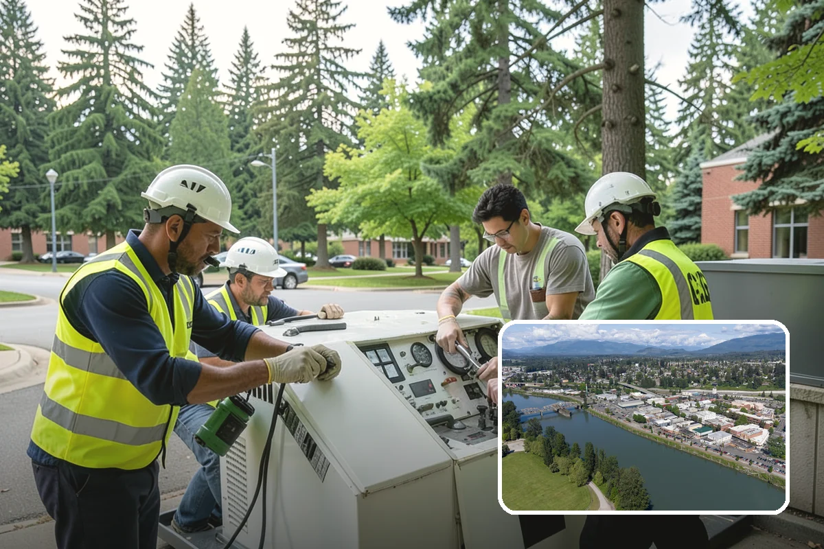 Bollard Installation in Mount Vernon, Skagit County, WA - Controls vehicle access and protects pedestrian areas