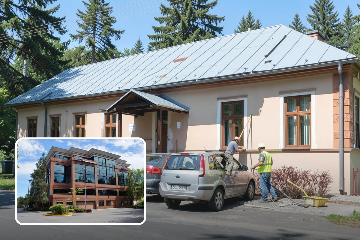 Bollard Installation in Mountlake Terrace, Snohomish County, WA - Controls vehicle access and protects pedestrian areas