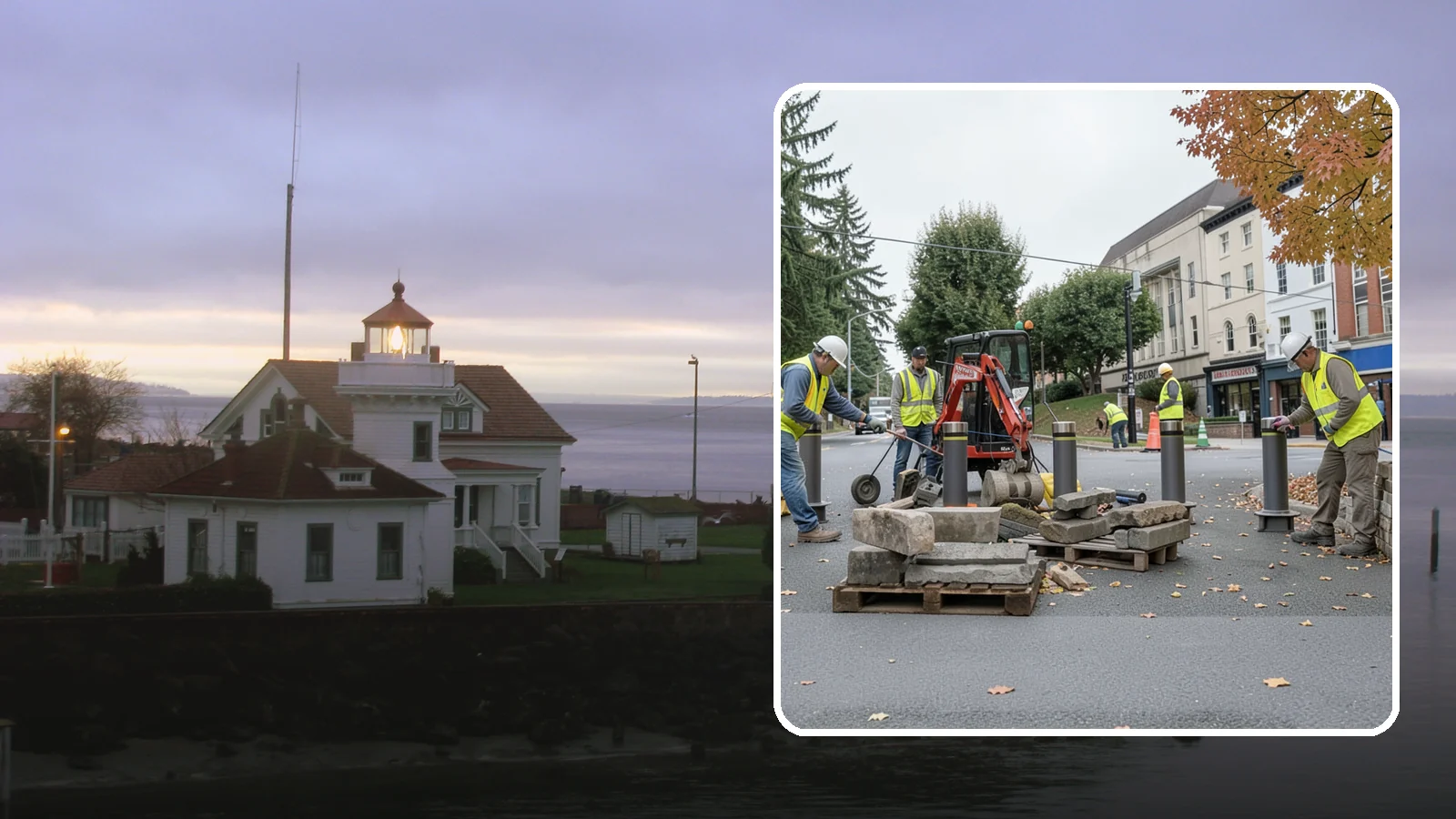 Bollard Installation in Mukilteo, Snohomish County, WA - Install fixed, removable, and security bollards to control vehicle access and protect public spaces.