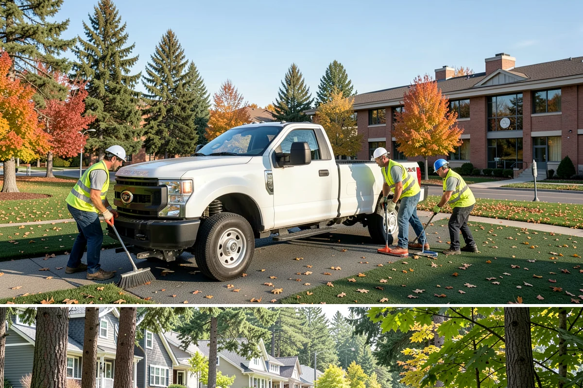 Bollard Installation in Normandy Park, King County, WA - Bollard installation proceeds year-round, with drier conditions preferred for foundation excavation and concrete curing.