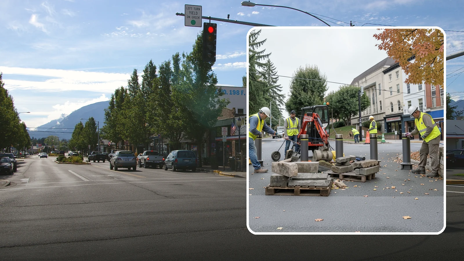 Bollard Installation in North Bend, King County, WA - Install fixed, removable, and security bollards to control vehicle access and protect public spaces.