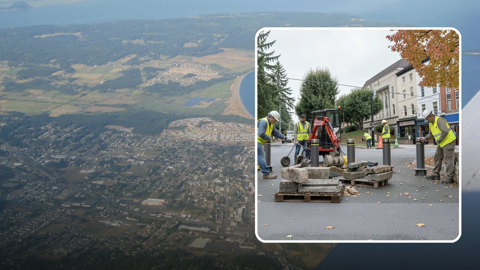 Bollard Installation in Oak Harbor, Island County, WA - Install fixed, removable, and security bollards to control vehicle access and protect public spaces.