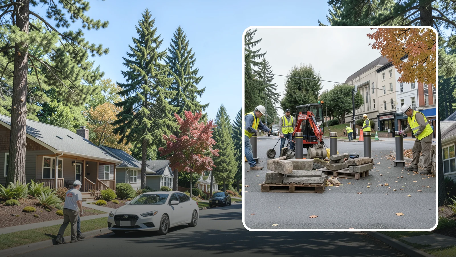 Bollard Installation in Orting, Pierce County, WA - Install fixed, removable, and security bollards to control vehicle access and protect public spaces.