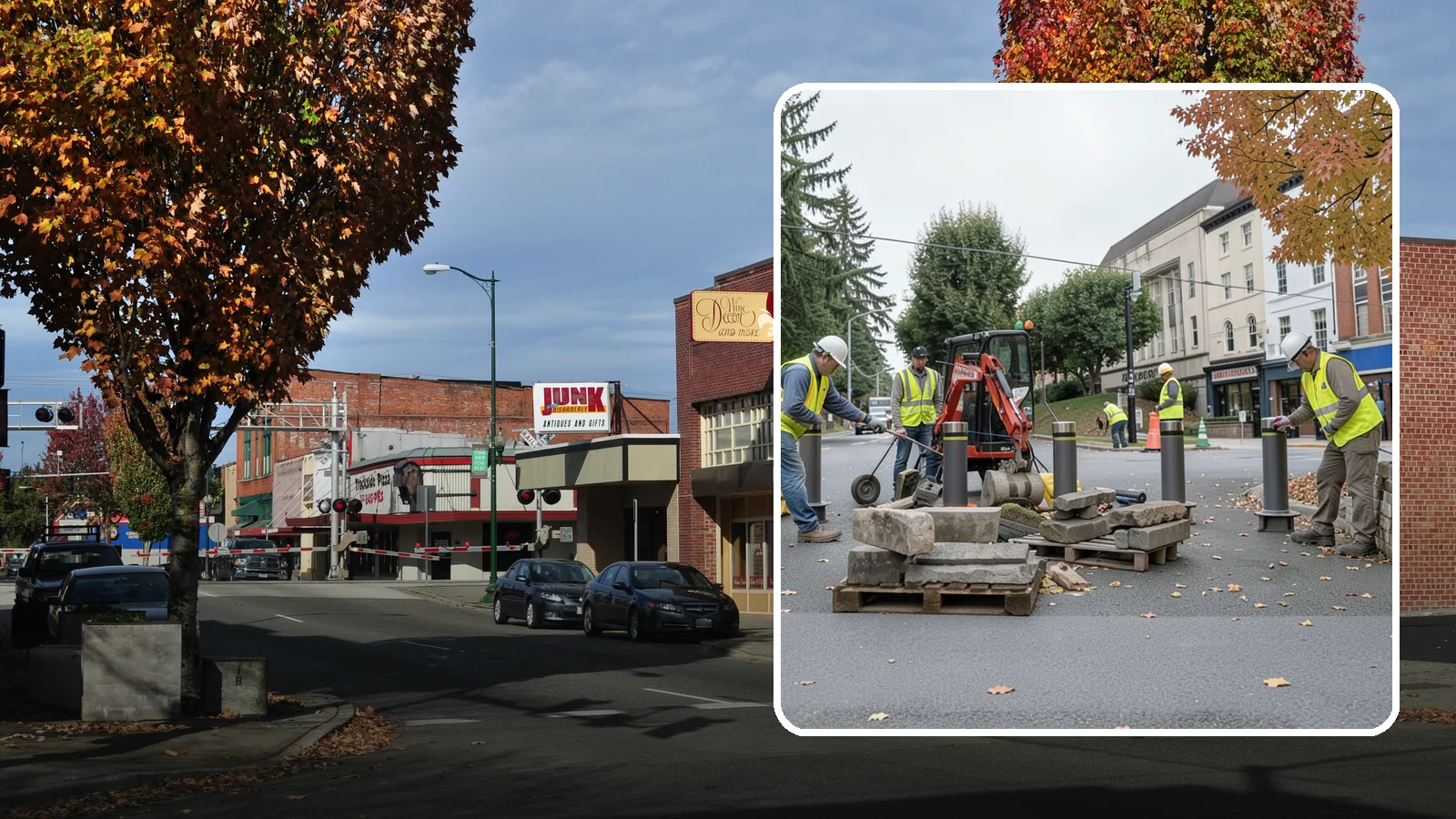 Bollard Installation in Puyallup, Pierce County, WA - Install fixed, removable, and security bollards to control vehicle access and protect public spaces.