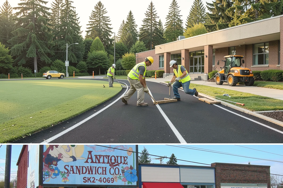 Bollard Installation in Ruston, Pierce County, WA - Bollard installation proceeds year-round, with drier conditions preferred for foundation excavation and concrete curing.