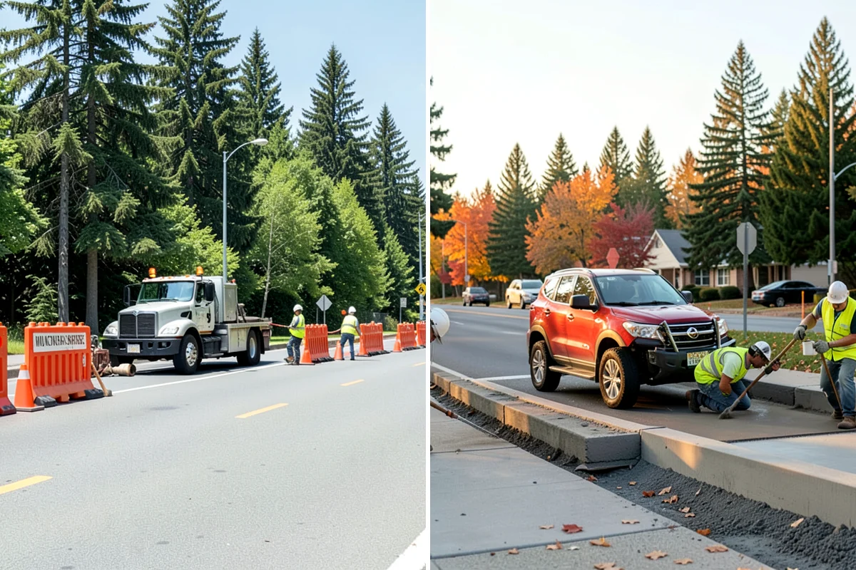 Bollard Installation in Sedro-Woolley, Skagit County, WA - Determine protection level, spacing, and access needs