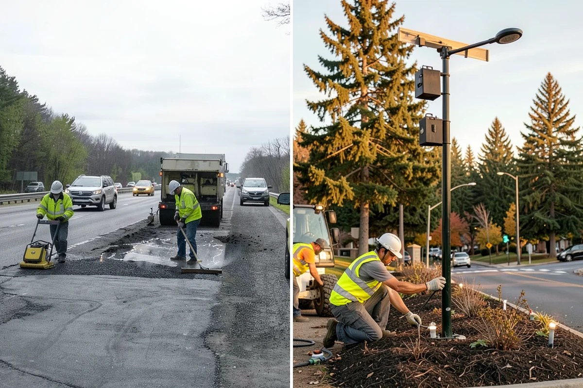 Bollard Installation in Snoqualmie, King County, WA - Determine protection level, spacing, and access needs